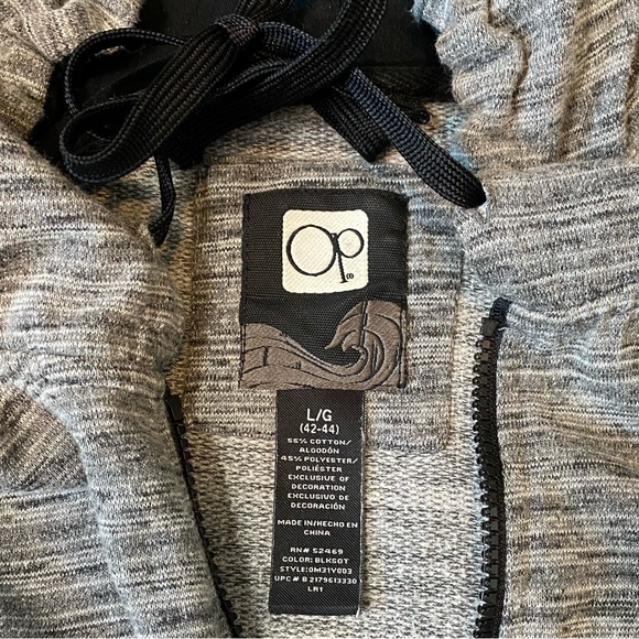 Comfortable Loose Fitting Zip Up OP Hoodie Sweatshirt - Picture 4 of 5